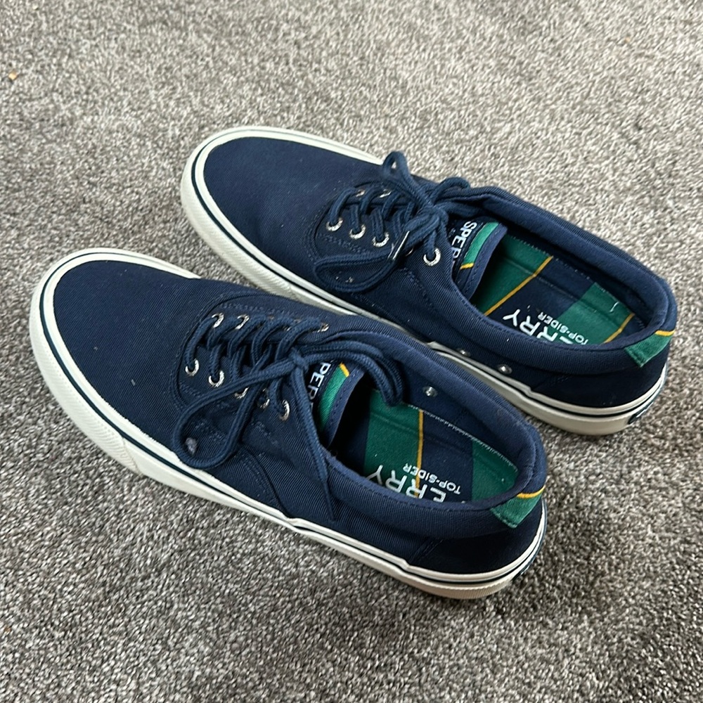 Men’s Sperry Navy sneakers size 9